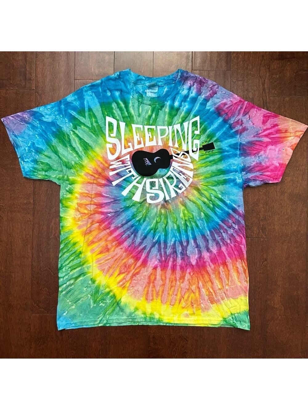 Sleeping With Sirens Unisex Tie-Dyed Band Merch T-shirt Size XL, NWOT